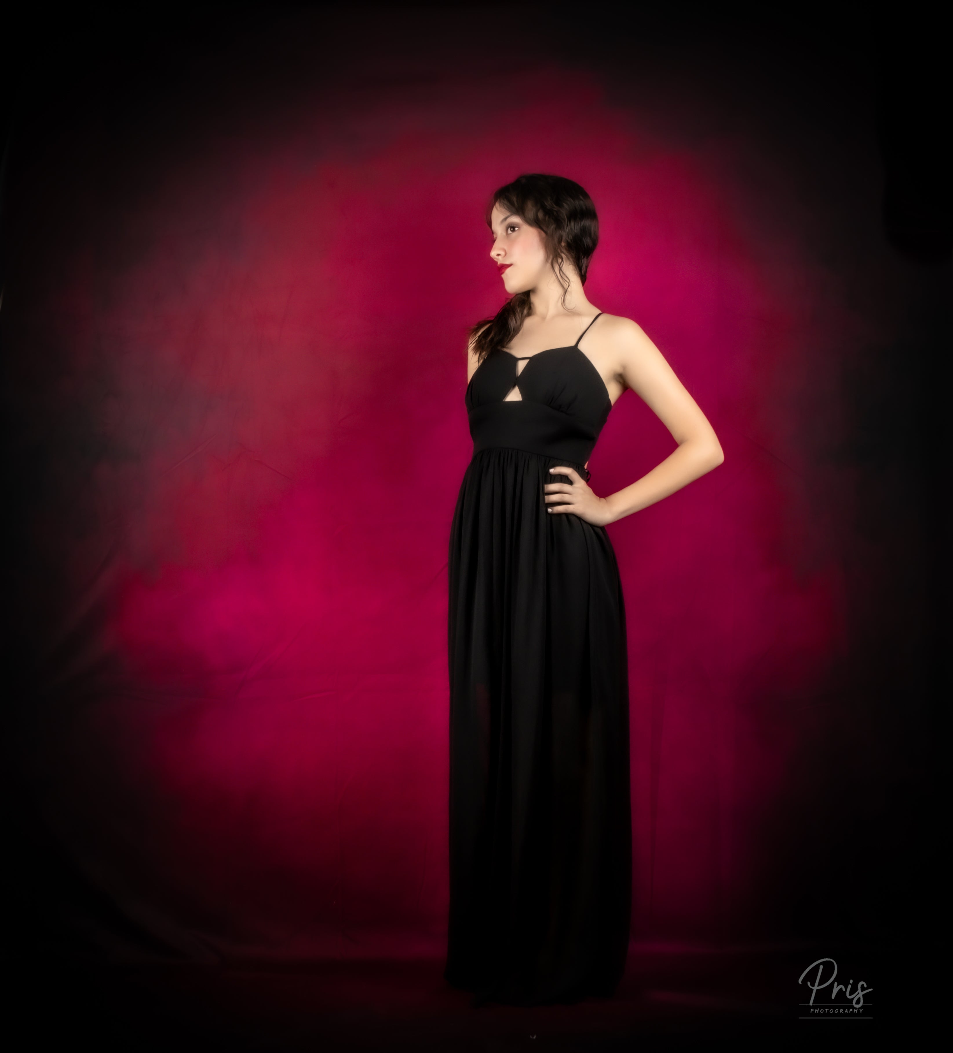 Kate Abstract Dark Rose Red Backdrop for Photography -UK