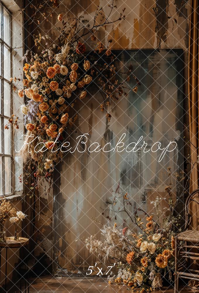 Kate Oil Painting Flowers Abstract Backdrop Designed by Emetselch
