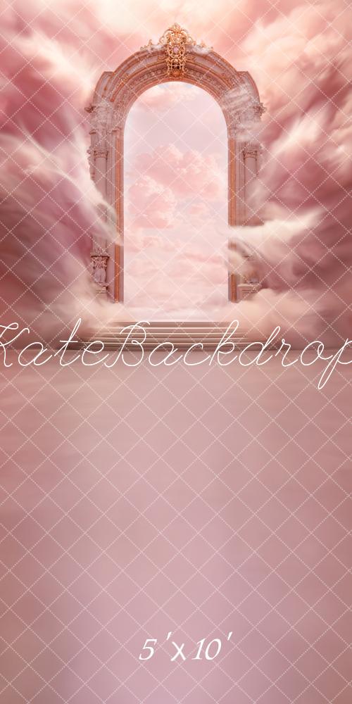 Kate Sweep Pink Cloud Retro Arch Backdrop Designed by Chain Photography