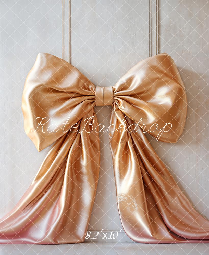 On Sale Kate Elegant Gold Bow Backdrop Designed by Emetselch -UK