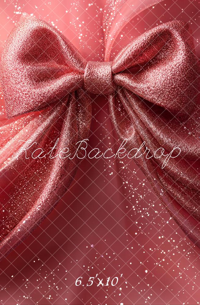 Kate Sparkling Pink Big Bow Backdrop Designed by Emetselch -UK