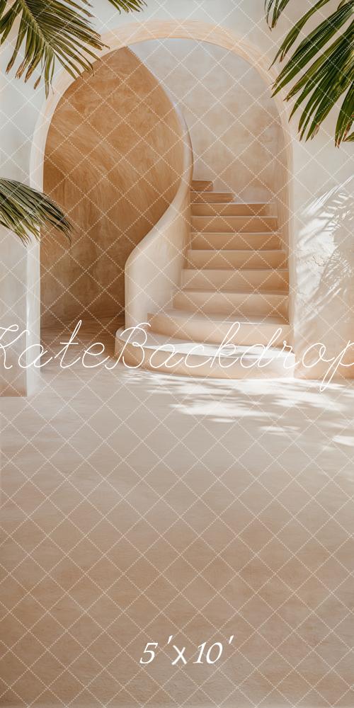Kate Sweep Neutral Arch Stairs Boho Backdrop Designed by Emetselch -UK