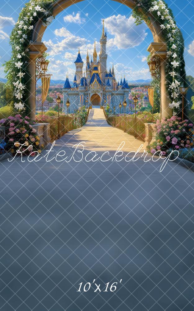 Lightning Deals Kate Sweep Fairy Tale Castle Arch Path Backdrop Designed by Mini MakeBelieve -UK