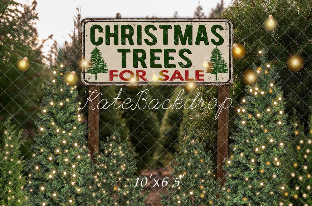 Kate Christmas Trees Backdrop for Photography Designed By JS Photography -UK