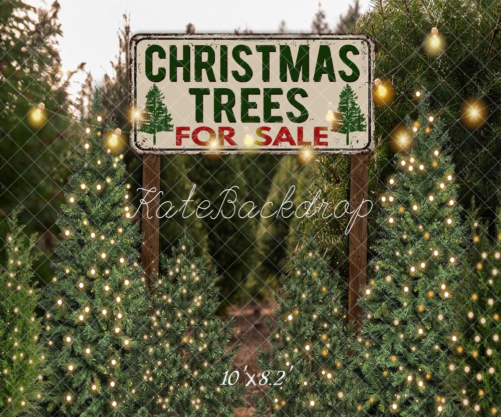 Kate Christmas Trees Backdrop for Photography Designed By JS Photography -UK