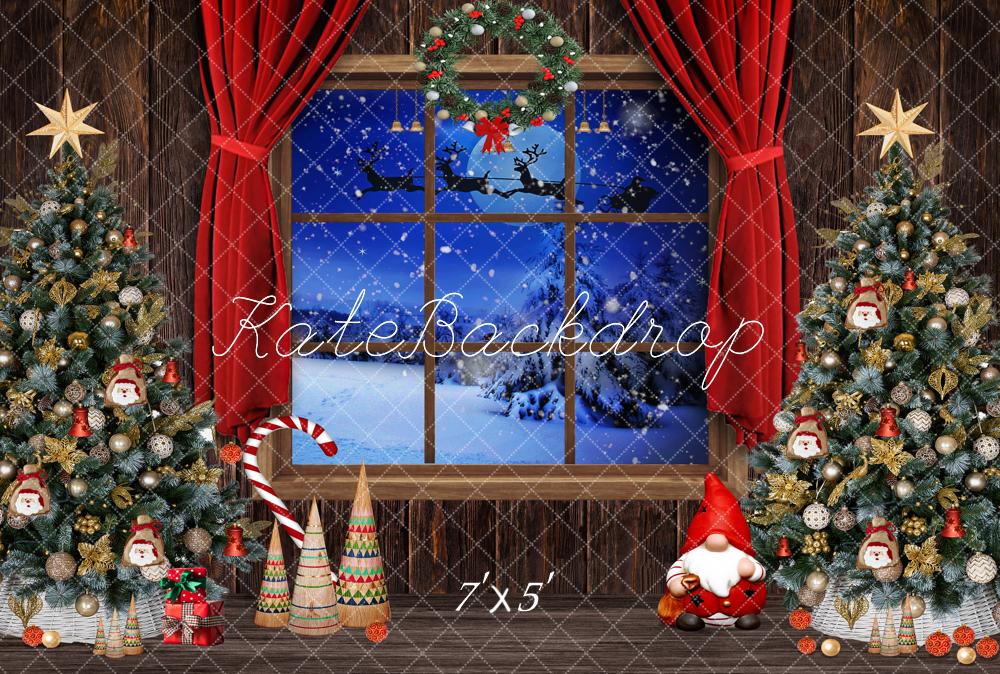 Kate Christmas Trees Window Backdrop Designed by Chain Photography -UK