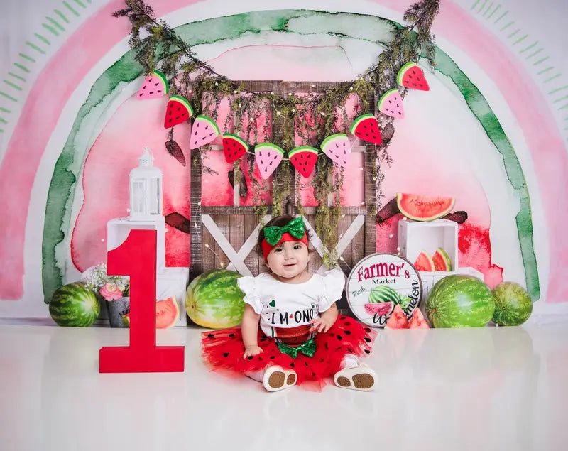 Kate Summer Watermelon Backdrop Designed by Mandy Ringe Photography -UK