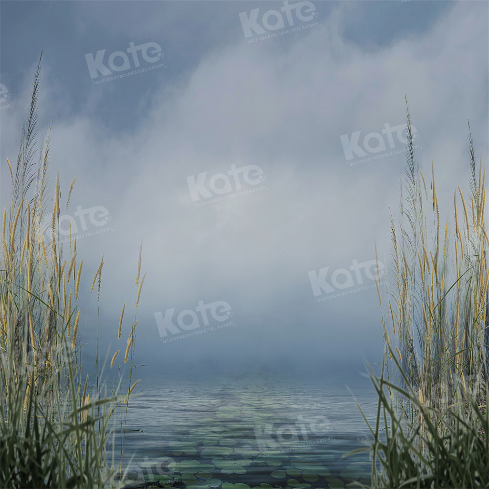Kate Summer Sky Lake Reed Backdrop for Photography -UK