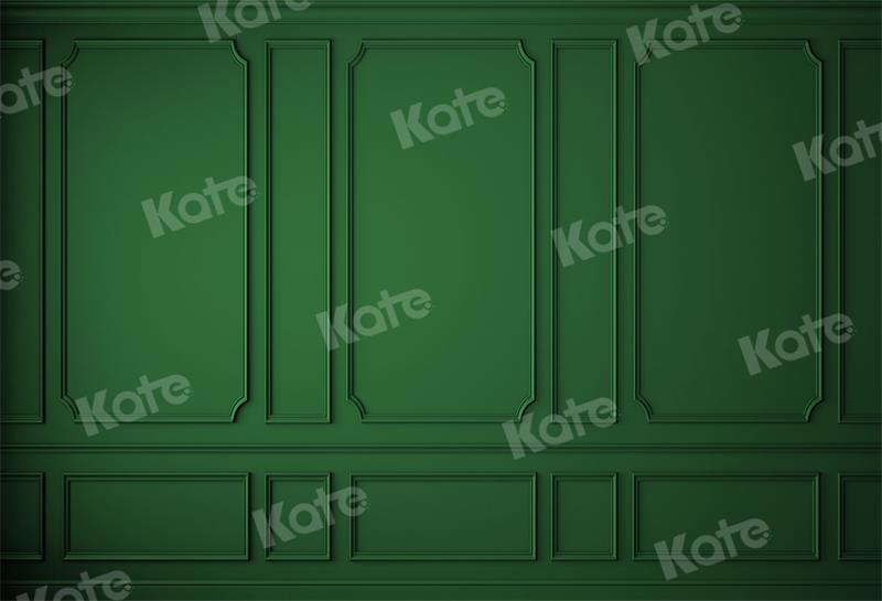 Lightning Deals Kate Christmas Vintage Green Wall Backdrop for Photography -UK