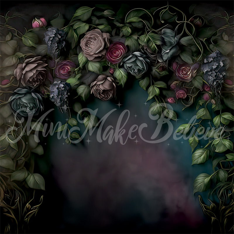Kate Gothic Ivy Fine Art Floral Backdrop Designed by Mini MakeBelieve -UK
