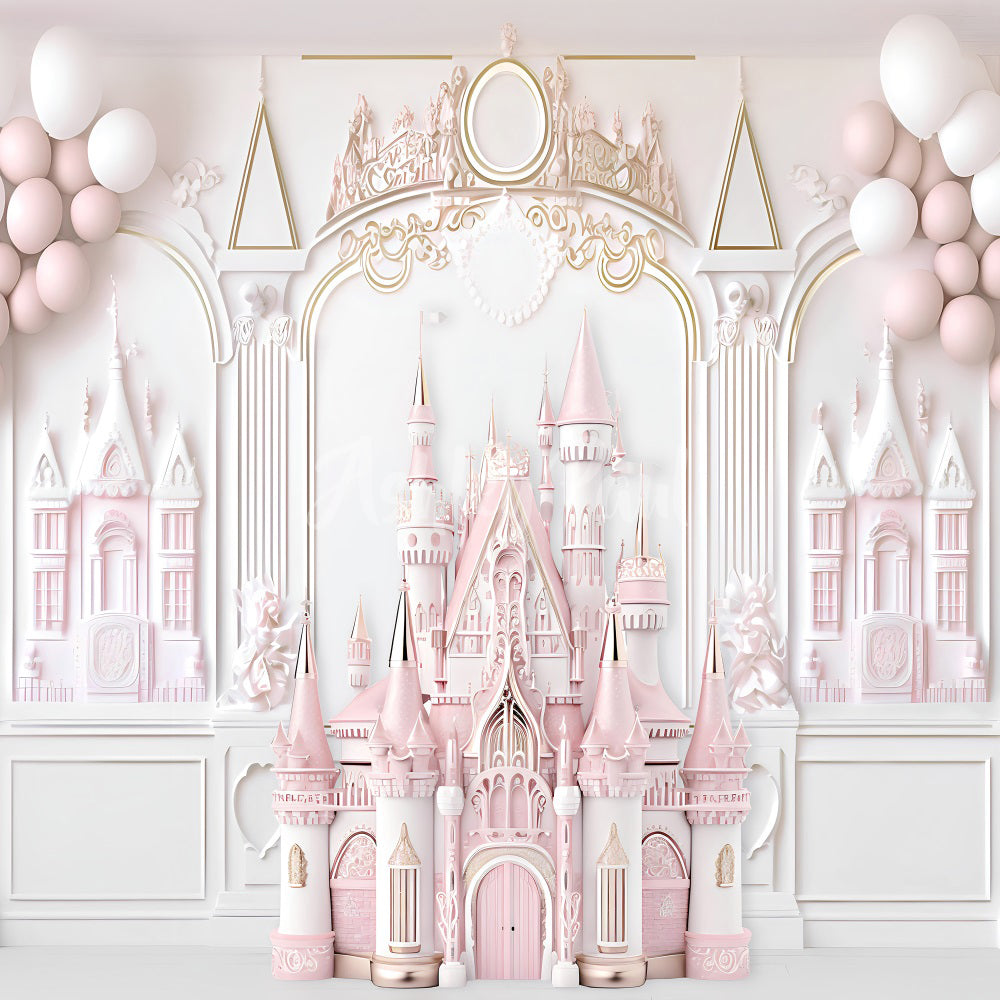 Kate Princess Room Castle Vintage Backdrop Designed by Ashley Paul -UK