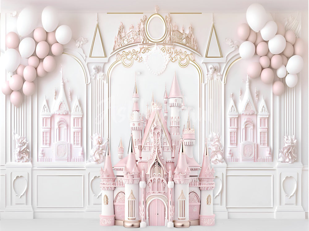 Kate Princess Room Castle Vintage Backdrop Designed by Ashley Paul -UK