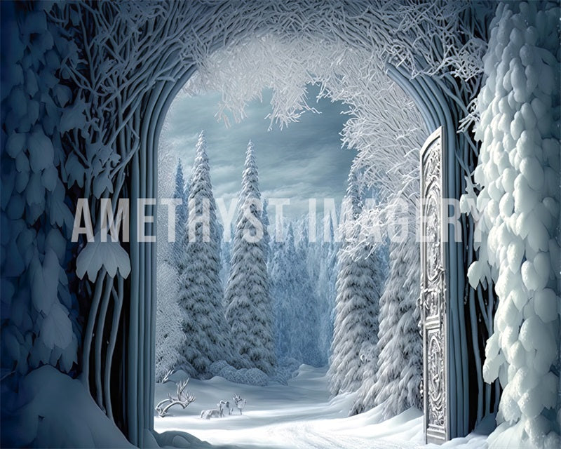 Kate Winter Doorway Backdrop Designed by Angela Marie Photography -UK