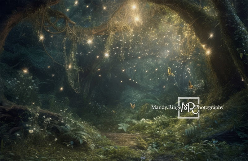 Kate Fairy Forest Night Backdrop Designed by Mandy Ringe Photography -UK