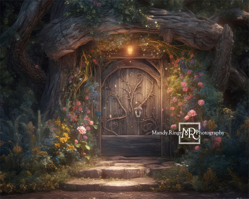 Kate Fairy Door Flower Backdrop Designed by Mandy Ringe Photography -UK