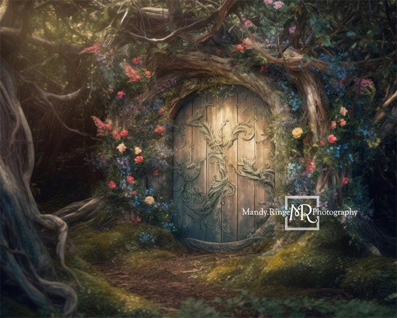 Kate Fairy Forest House Flower Backdrop Designed by Mandy Ringe Photography -UK