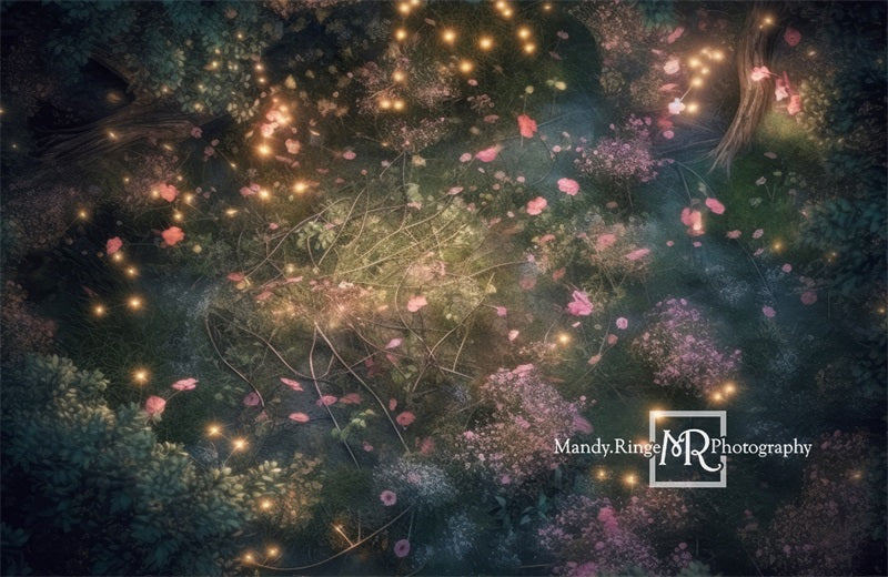 Kate Enchanted Spring Fairy Forest Floor Backdrop Designed by Mandy Ringe Photography -UK