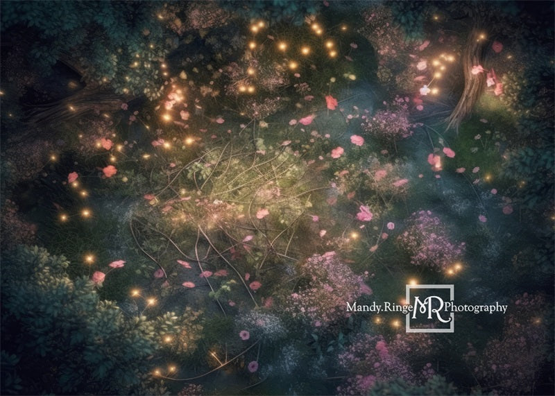 Kate Enchanted Spring Fairy Forest Floor Backdrop Designed by Mandy Ringe Photography -UK