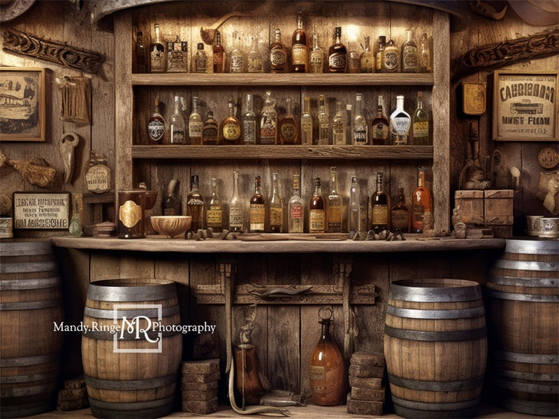 Kate Old Western Wine Wall Backdrop Designed by Mandy Ringe Photography -UK