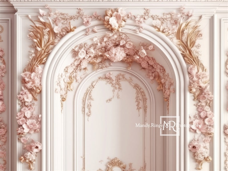 Kate Pink and White Princess Wall Backdrop Designed by Mandy Ringe Photography -UK