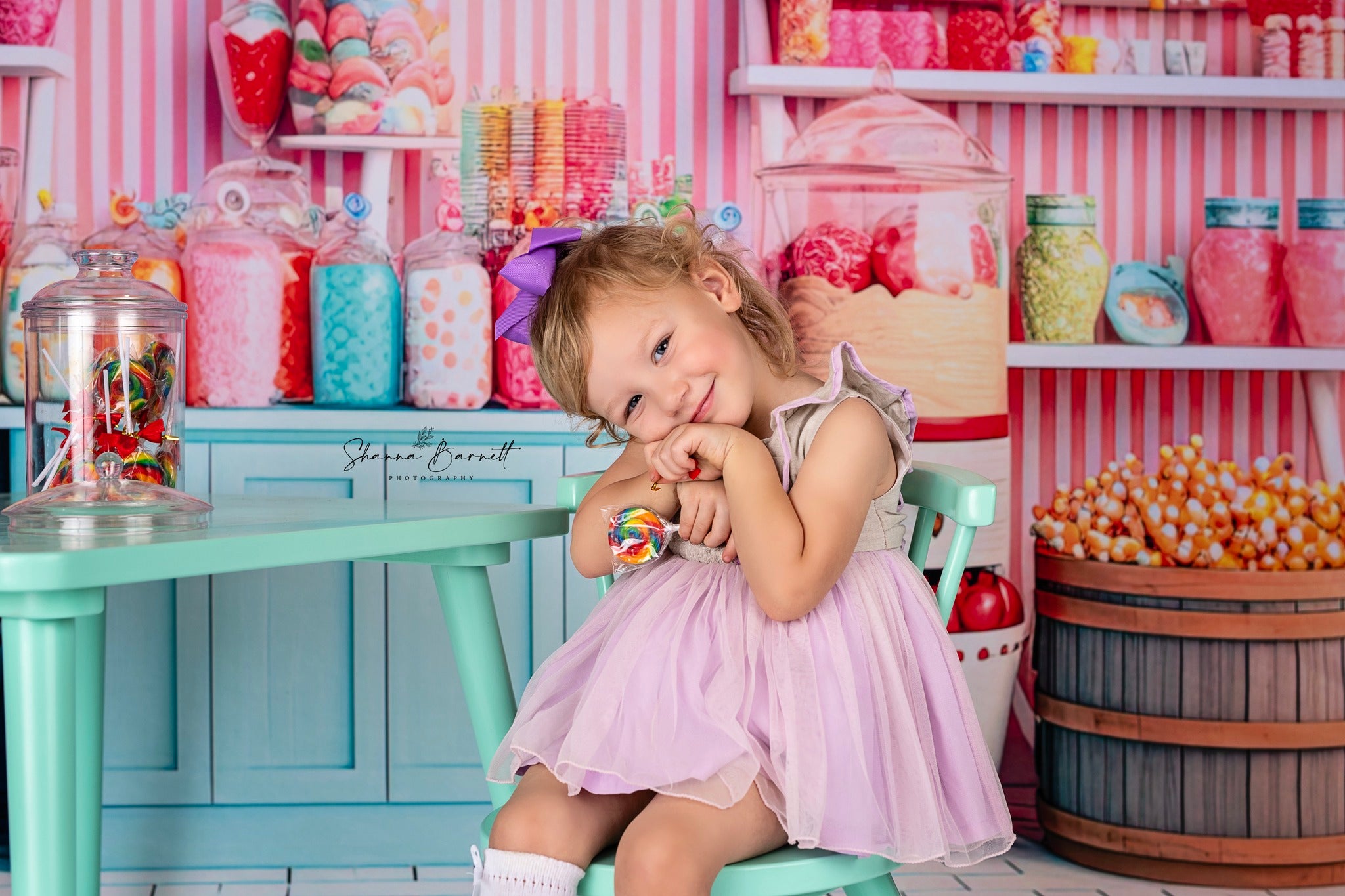 Kate Children Sweet Candy Backdrop Designed by Angela Marie Photography -UK