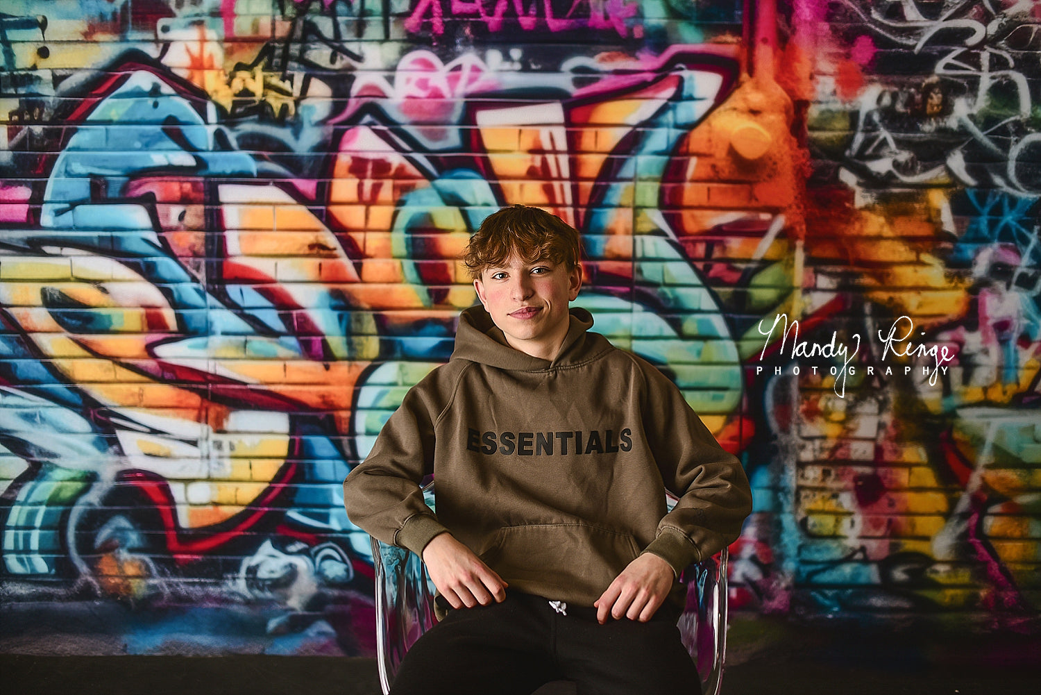 Kate Urban Graffiti Wall Backdrop Designed by Mandy Ringe Photography -UK