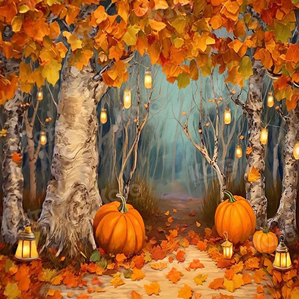 Kate Autumn Pumpkin Forest Backdrop Designed by Chain Photography -UK