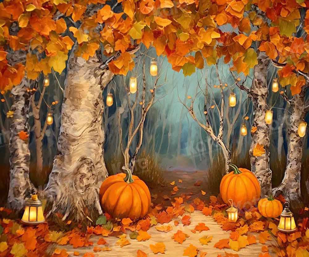 Kate Autumn Pumpkin Forest Backdrop Designed by Chain Photography -UK