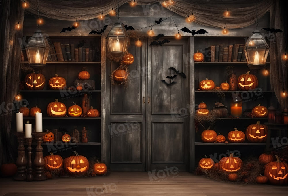 Kate Halloween Pumpkin Room Backdrop Designed by Chain Photography