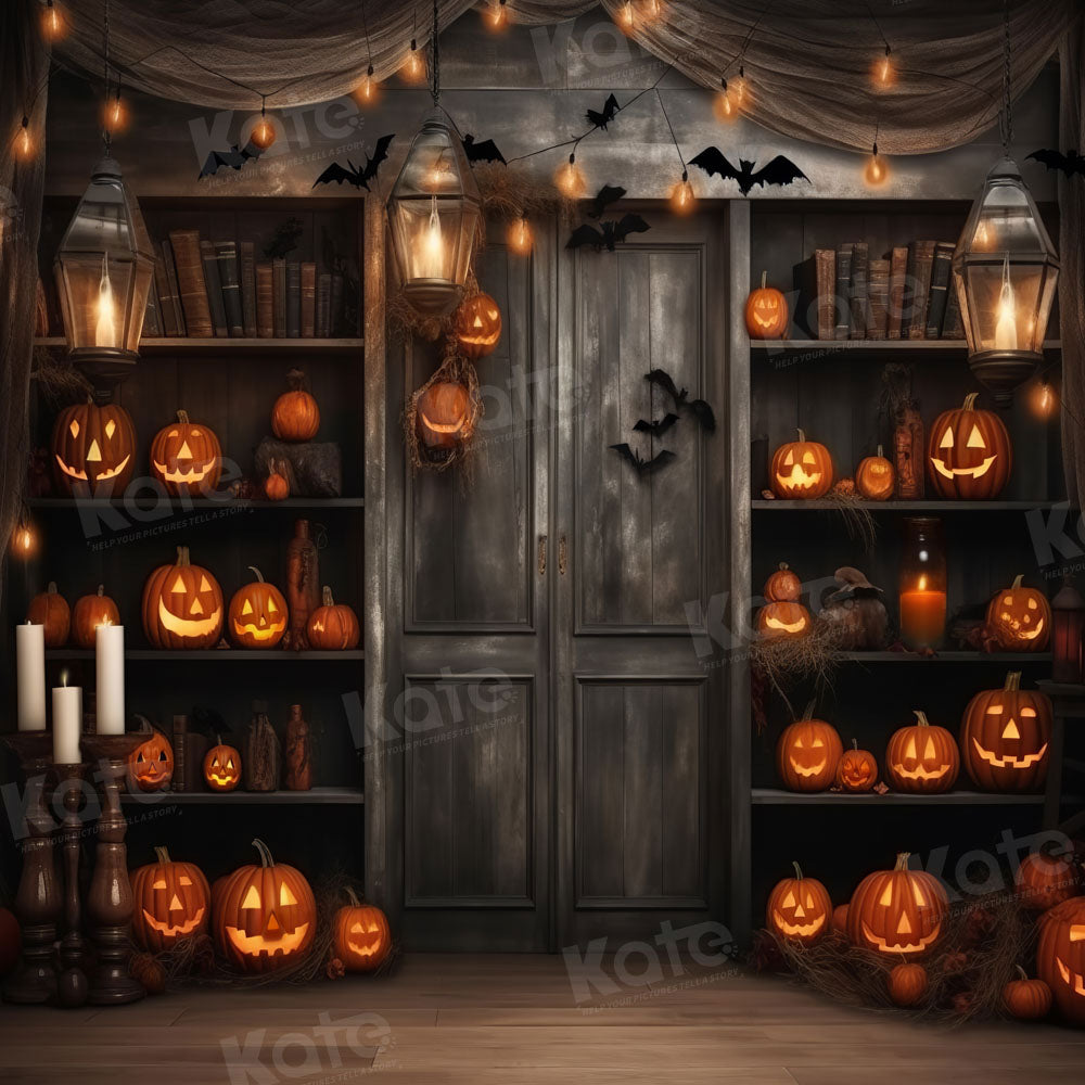 Kate Halloween Pumpkin Room Backdrop Designed by Chain Photography