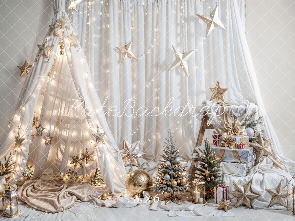 Kate Christmas Fantasy Dream Tent Star Backdrop for Photography -UK