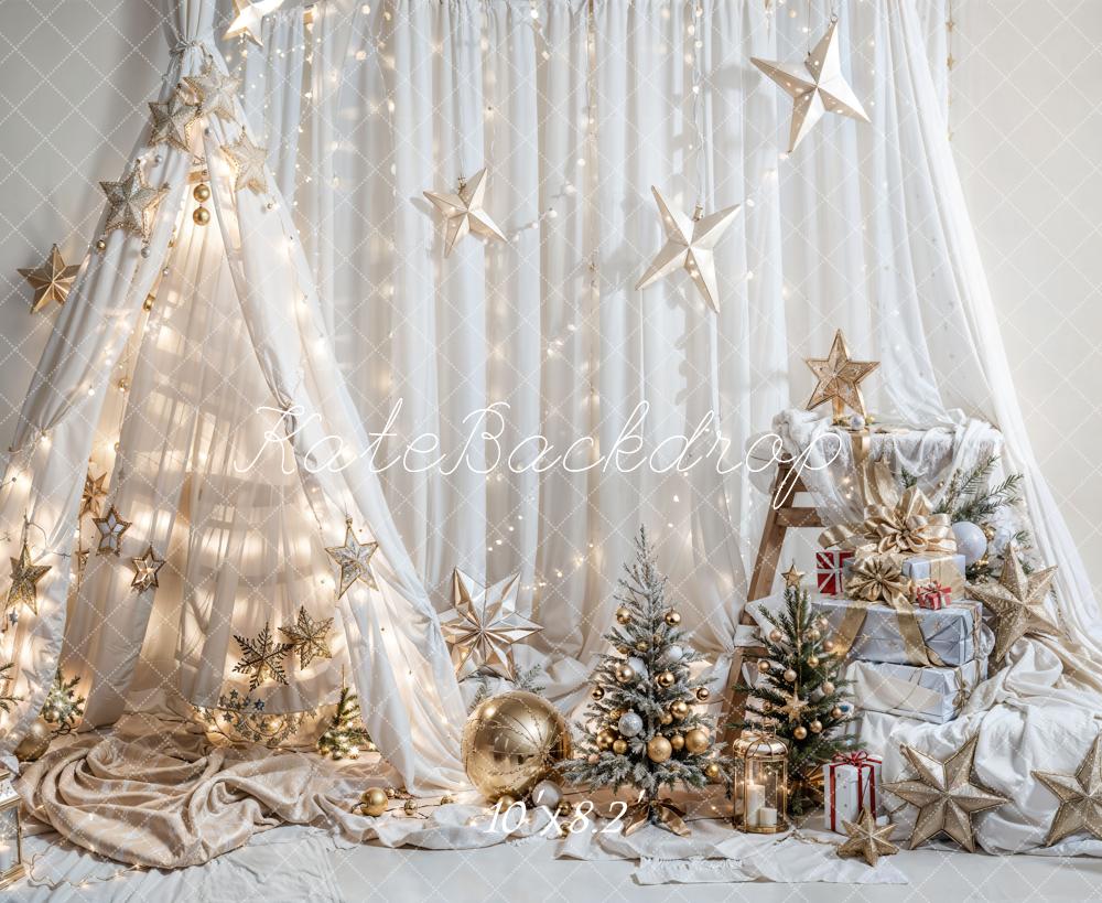 Kate Christmas Fantasy Dream Tent Star Backdrop for Photography -UK