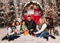 Kate Christmas Snow Forest Backdrop for Photography
