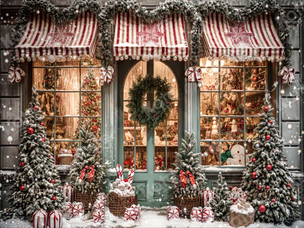 Kate Christmas Snow Cabin Backdrop for Photography -UK