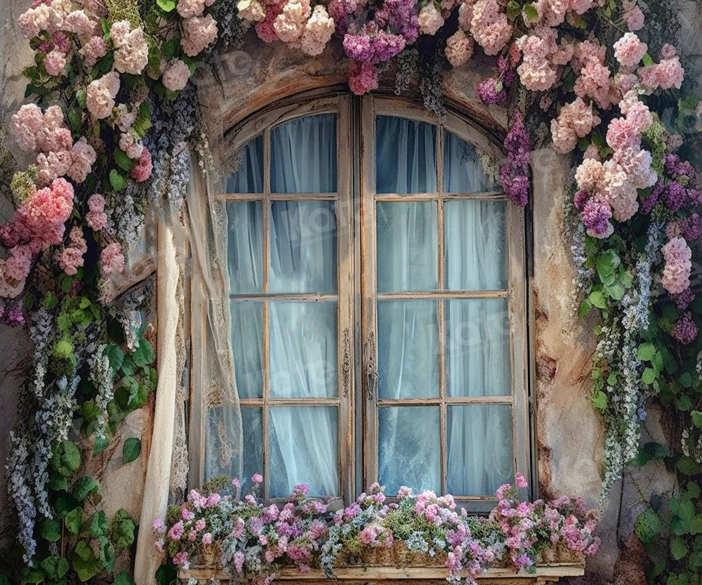 Kate Summer Enchanted Flower Window Backdrop for Photography -UK