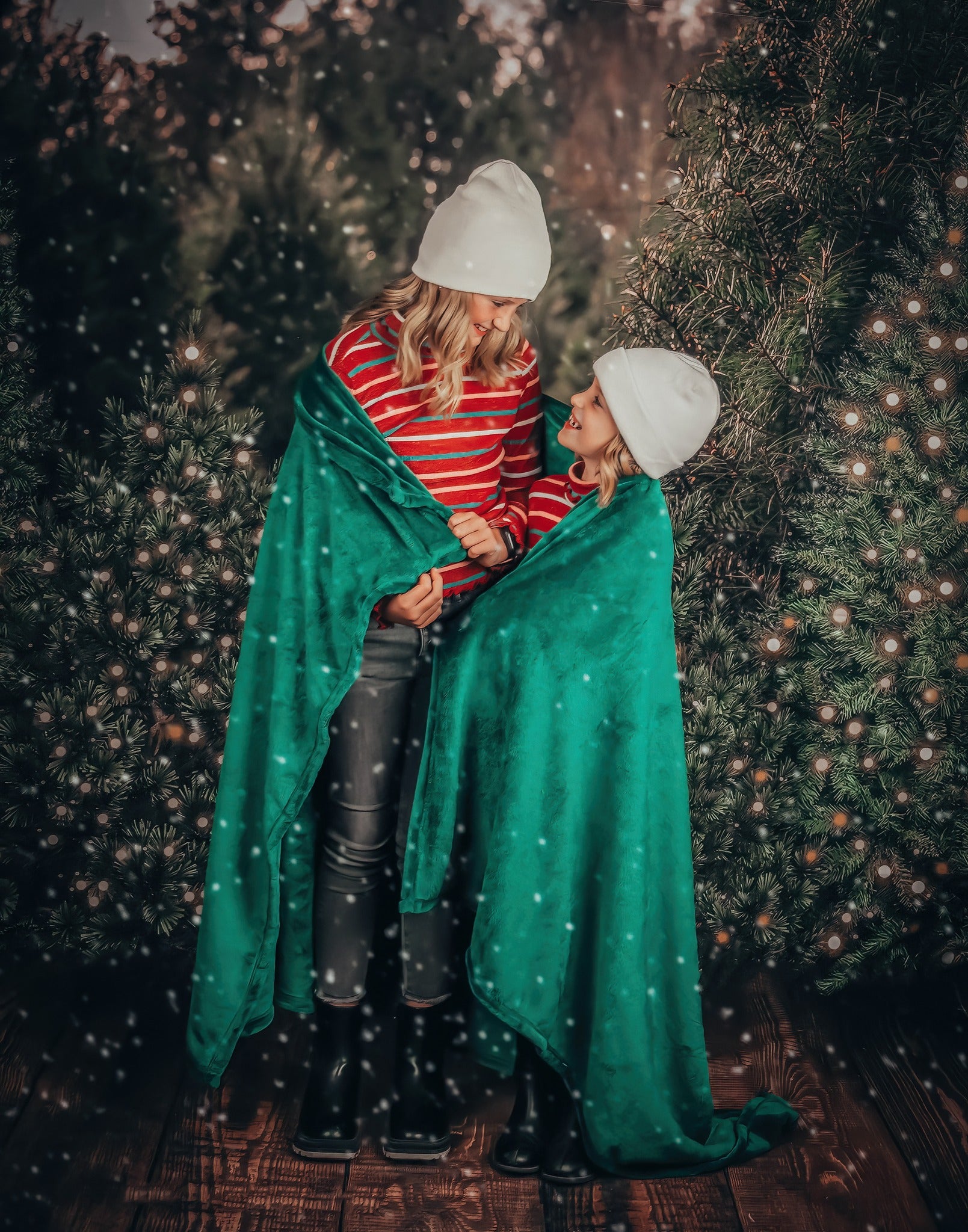 Kate Christmas Outdoor Trees Snow Backdrop for Photography -UK