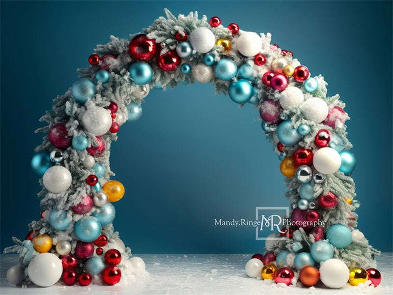 Kate Christmas Ornament Arch Backdrop Designed by Mandy Ringe Photography -UK