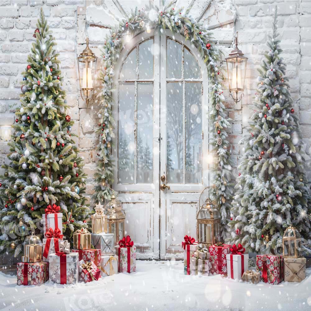 Kate Christmas Tree Gift Door Backdrop Designed by Emetselch -UK