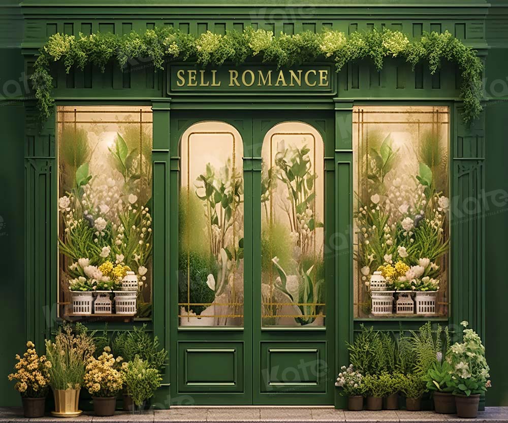 Kate Summer Green Plant Store Backdrop Designed by Chain Photography -UK