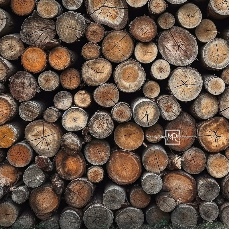 Kate Cut Log Wall Backdrop Designed by Mandy Ringe Photography -UK