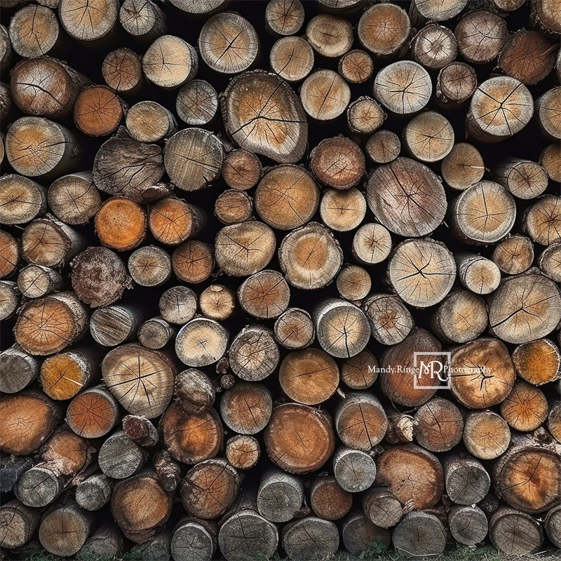 Kate Cut Log Wall Backdrop Designed by Mandy Ringe Photography -UK