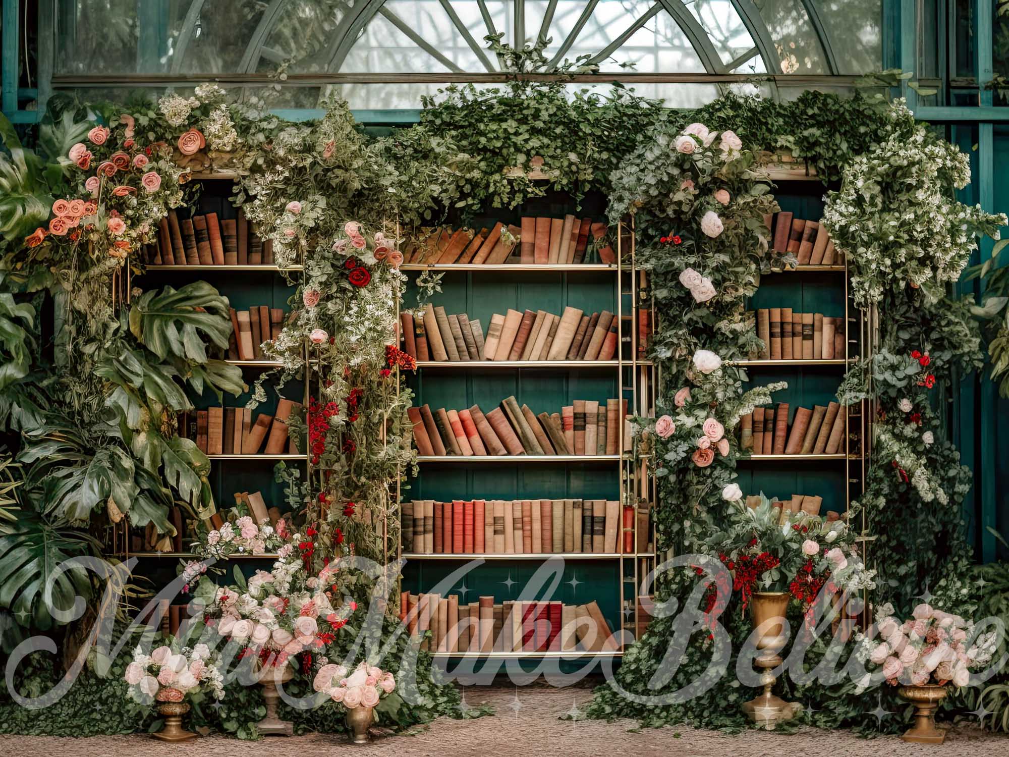 Kate Spring/Summer Greenhouse Back to School Backdrop Designed by Mini MakeBelieve -UK