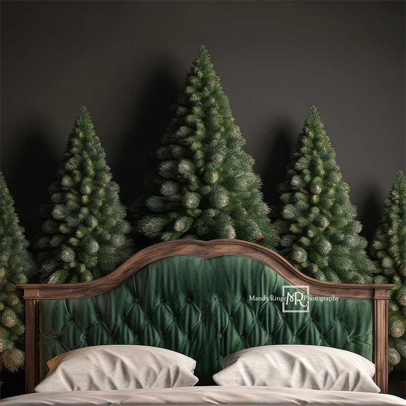 Kate Winter Pine Headboard Backdrop Designed by Mandy Ringe Photography -UK