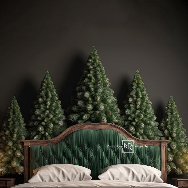 Kate Winter Pine Headboard Backdrop Designed by Mandy Ringe Photography -UK