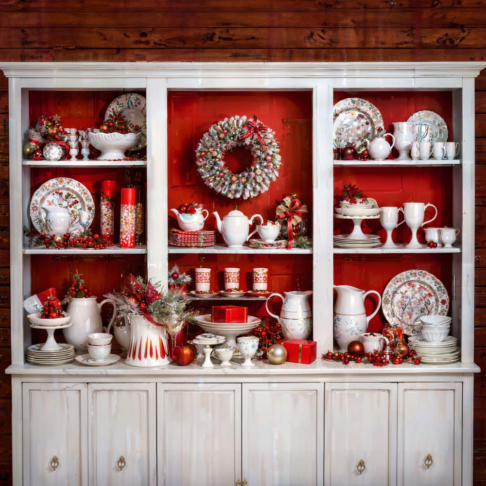 Kate Christmas White Cupboard Backdrop Designed by Chain Photography -UK