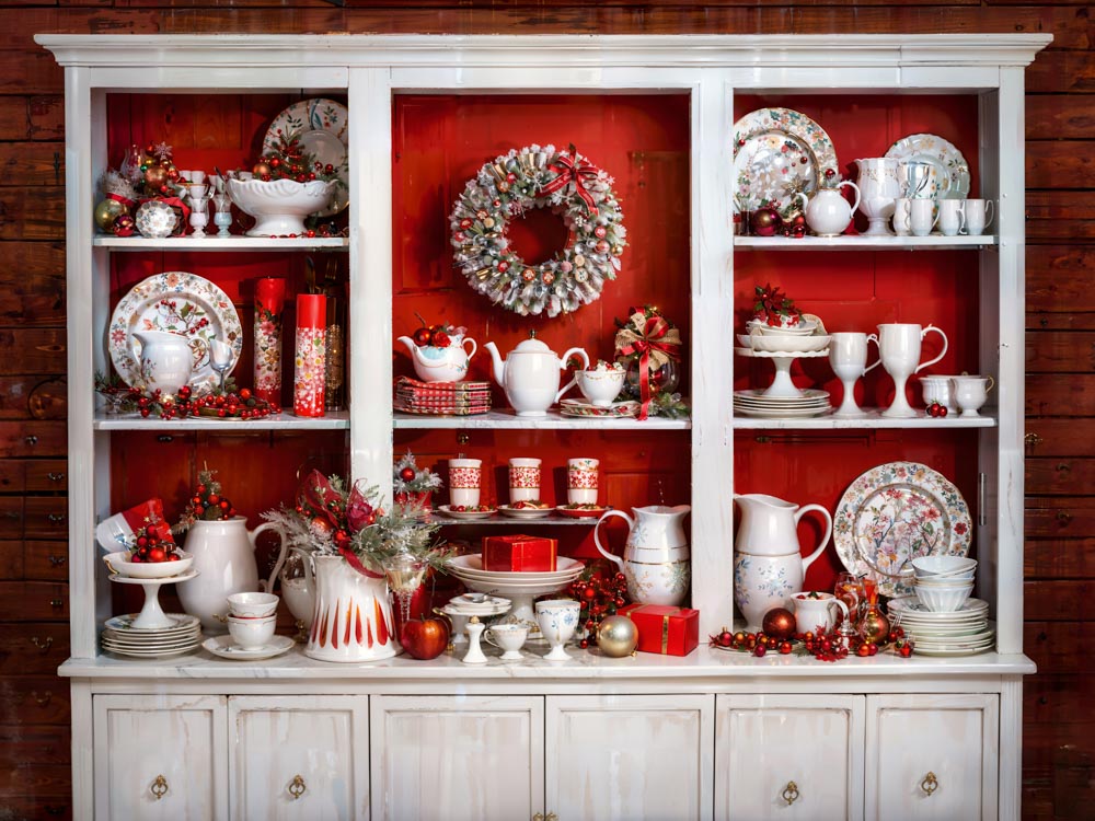 Kate Christmas White Cupboard Backdrop Designed by Chain Photography -UK