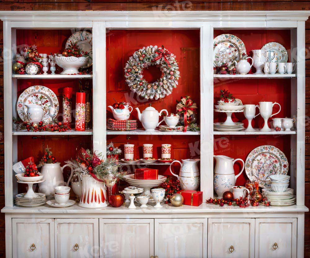 Kate Christmas White Cupboard Backdrop Designed by Chain Photography -UK