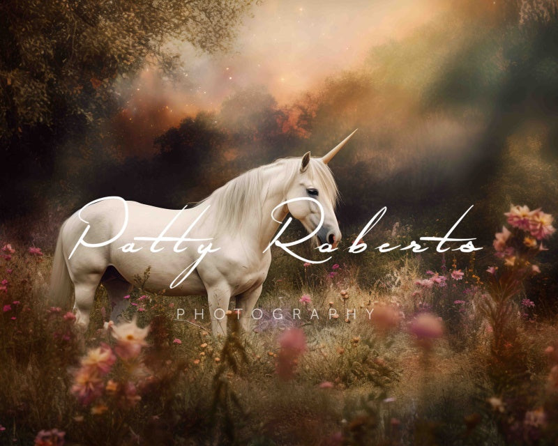Kate Magic Unicorn Backdrop Designed by Patty Robert -UK