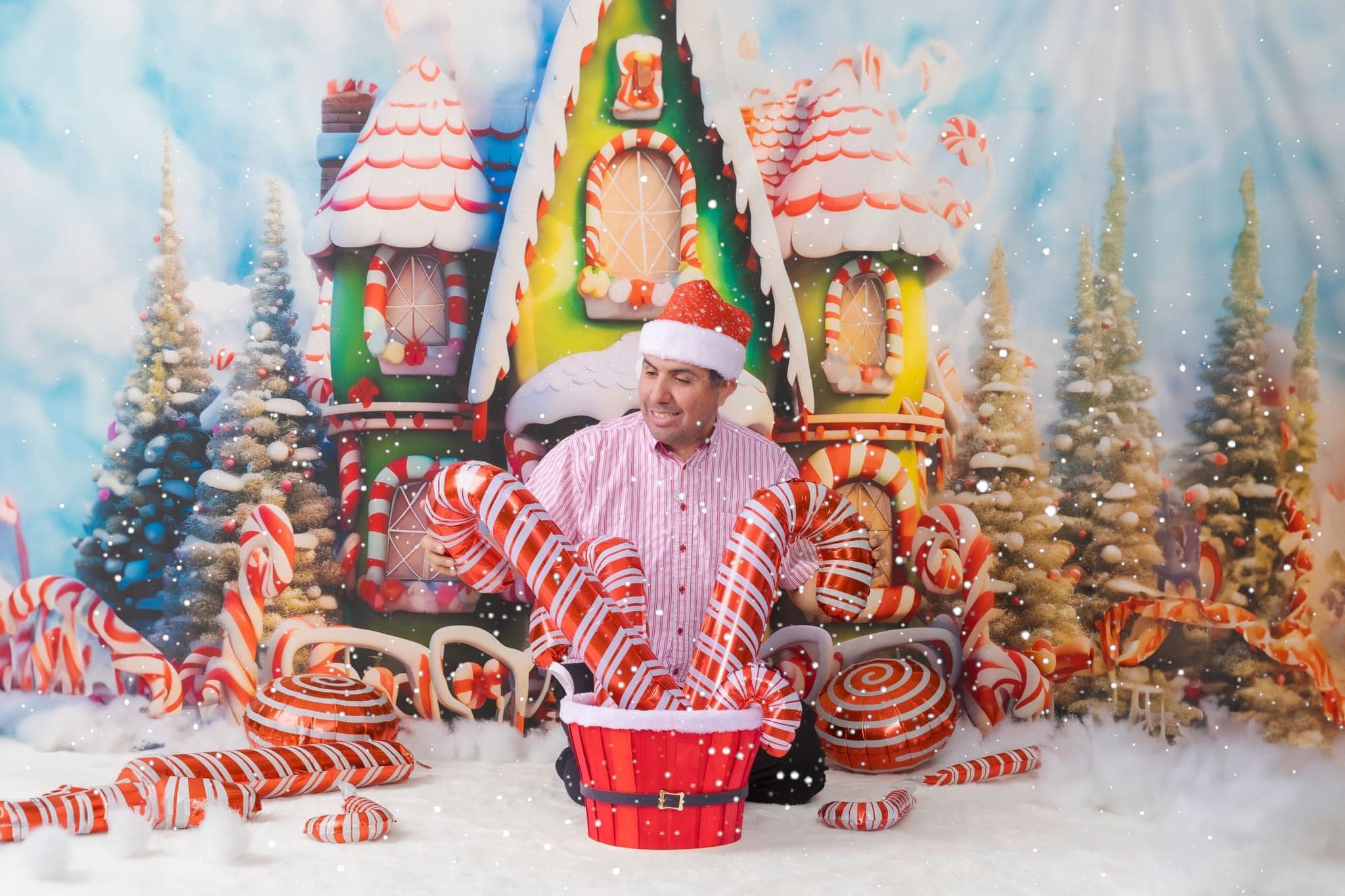 Kate Christmas Winter Amazing House Backdrop for Photography -UK