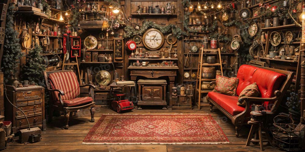 Kate Christmas Santa House Backdrop Designed by Emetselch -UK